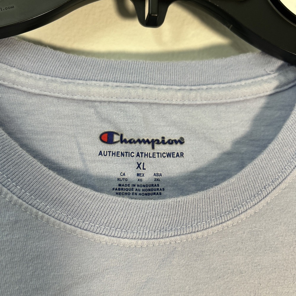 Champion Ombré Men T Shirt XL & Short M Set Blue Purple 6372 - Picture 2 of 10
